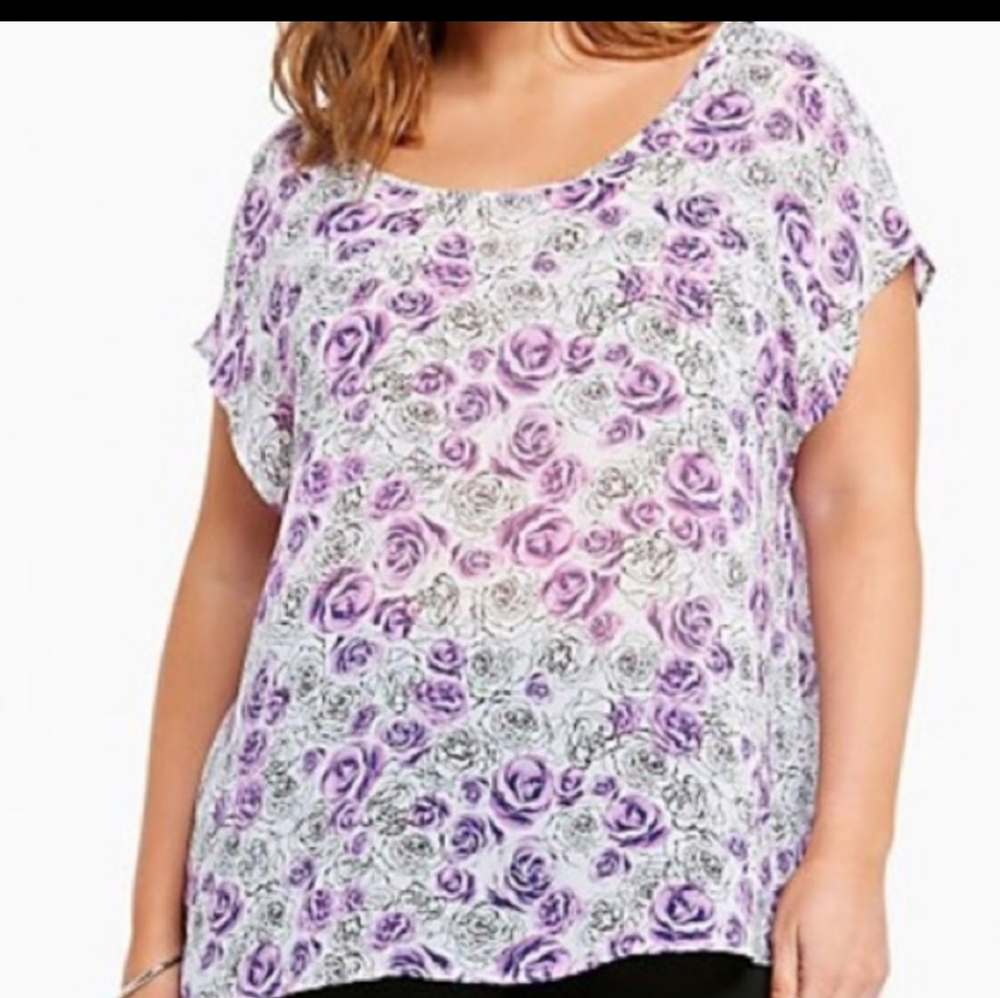 Torrid flower blouse